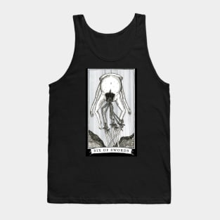 Six of Swords - The Tarot Restless Tank Top